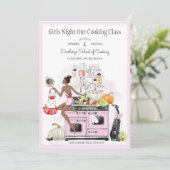 女子会クッキングクラス 招待状 (スタンド正面)