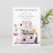 女子会クッキングクラス 招待状 (スタンド正面)