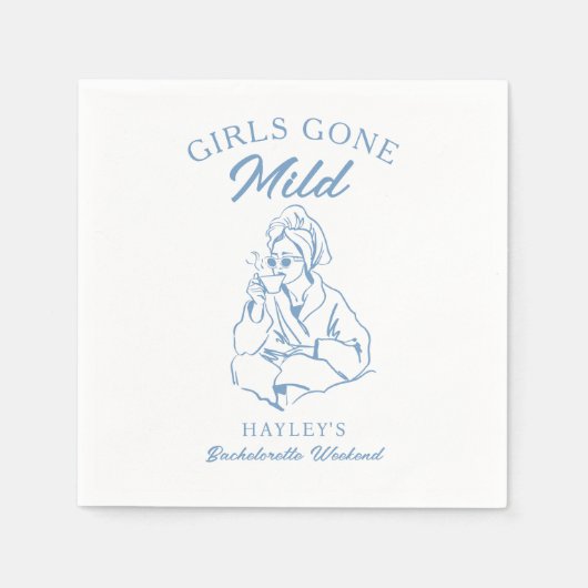 女子会スパブライズパーティー スタンダードカクテルナプキン (正面)