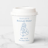 女子会スパ独身最後の夜 紙コップ (裏面)