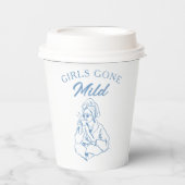 女子会スパ独身最後の夜 紙コップ (正面)