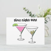 女子会パーティーのご招待 招待状 (スタンド正面)