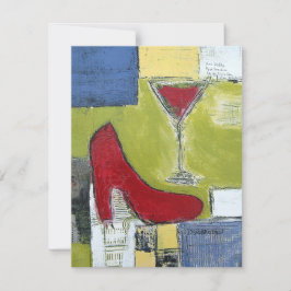 女子会パーティーの招待状 招待状