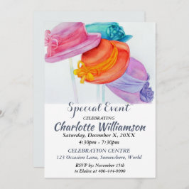 女子会パーティーイベント招待状 招待状