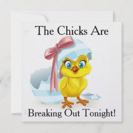 女子会ユーモア / 花嫁パーティー - SRF 招待状