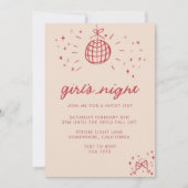 女子会招待 招待状 (正面)