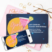 女子会用マーティーニ 招待状