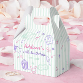 女子会 スリープオーバー パジャマパーティ 誕生日 フェイバーボックス