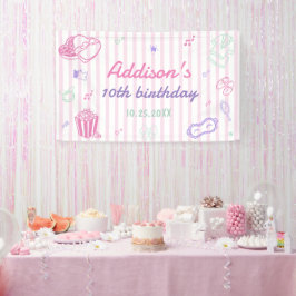 女子会 スリープオーバー パジャマパーティ 誕生日 横断幕