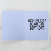 女子会 ホタルの誕生日おめでとう ビッググリーティングカード サンキューカード (内部)