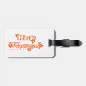 女子会 レトロな独身最後の週末パーティー 花嫁 ラゲッジタグ (裏面横)