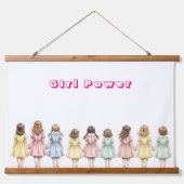 女子会  吊り下げ型タペストリー (正面)