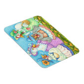 女子会　田舎の愉快な友達たち　ユーモア マグネット (右側)