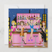 女子会 - 花嫁のお別れ会 - SRF 招待状 (正面)