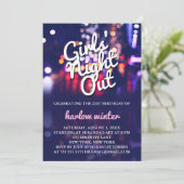 女子会 誕生日パーティー 招待状 (スタンド正面)