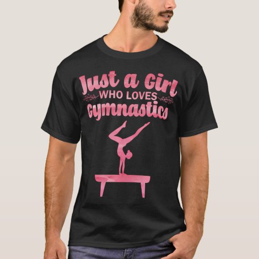 女子体操アート Tシャツ (正面)