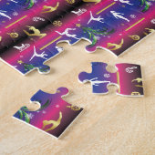 女子体操クリスマスツリー ジグソーパズル (側面)