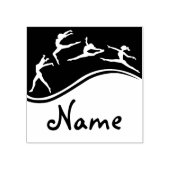 女子体操ゴム印 ラバースタンプ (インプリント)