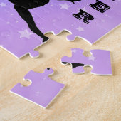 女子体操スキルパステルスターズクロスワード ジグソーパズル (側面)