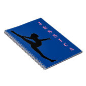 女子体操スパイラルフォトノートブック ノートブック (右側)