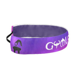 女子体操ノンヘッドバスリップまたは滑ることンド アスレチックヘッドバンド