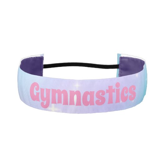 女子体操フロールルーチン非ヘッドバスリップまたは滑ることンド アスレチックヘッドバンド (正面)