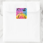 女子体操レインボータイダイ スクエアシール (バッグ)