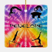 女子体操レインボータイダイ セラミックオーナメント (裏面)