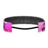 女子体操体操ピンク非ヘッドバスリップまたは滑ることンドン アスレチックヘッドバンド (裏面)