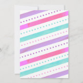 女子体操誕生日パーティーの招待状 招待状 (裏面)