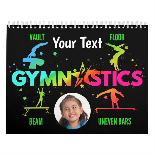 女子体操2023カレンダー – カスタム写真 カレンダー (カバー)