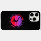女子体操 キャラクター 強さ 勇気 Case-Mate iPhoneケース (裏面 (横))
