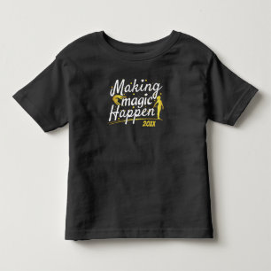 女子体操 魔法を起こす名言 トドラーTシャツ