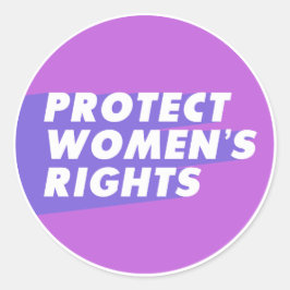 女子保護権利 – ラウンドデザイン ラウンドシール