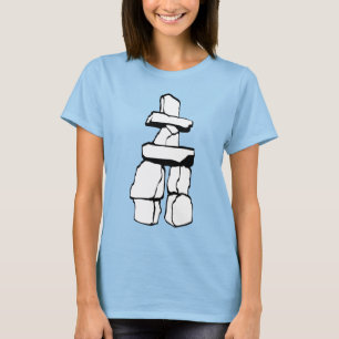女子先住民アートTシャツイヌイットイヌクシュクシャツ Tシャツ
