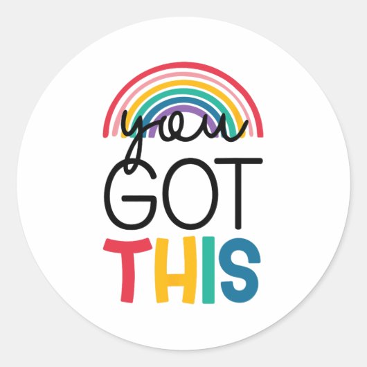 女子児童の得贈り物 ラウンドシール (正面)