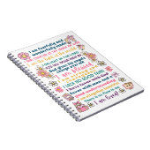 女子前向き肯定聖なる書物、 経典 ノートブック (右側)