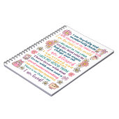 女子前向き肯定聖なる書物、 経典 ノートブック (左側)