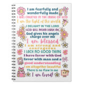 女子前向き肯定聖なる書物、 経典 ノートブック (正面)