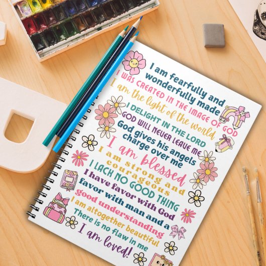 女子前向き肯定聖なる書物、 経典 ノートブック