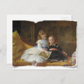 女子動揺してビクトリアン2葉書 ポストカード (正面/裏面)