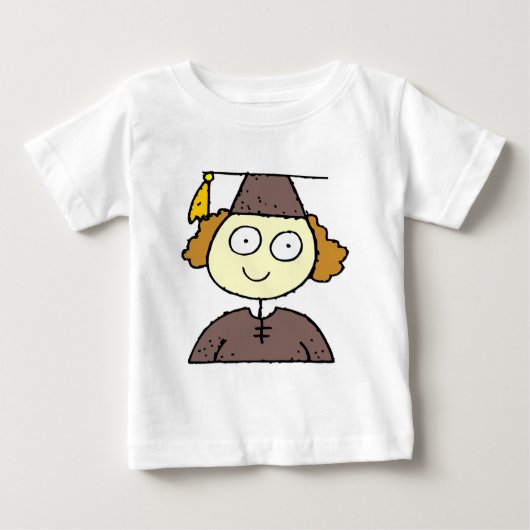 女子卒業式Tシャツとギフト ベビーTシャツ (正面)