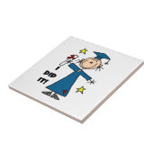 女子卒業生 タイル (側面)