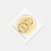 女子国際的の日3月8日インスパイア含容 スタンダードカクテルナプキン (角)