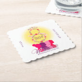 女子国際的の日3月8日インスパイア含容 ペーパーコースター (アングル)