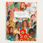 女子国際的デイイラストレーション プランナー手帳 (正面)