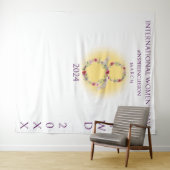 女子国際的デイインクルッインスパイアプバック タペストリー (インサイチュ(横))