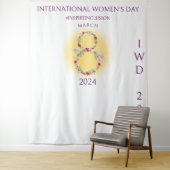 女子国際的デイインクルッインスパイアプバック タペストリー (インサイチュ)