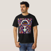 女子国際的デイデザイン Tシャツ (正面フル)