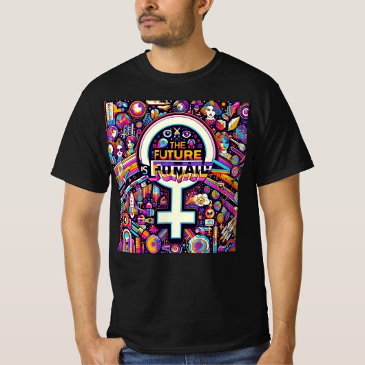女子国際的デイデザイン Tシャツ (正面)